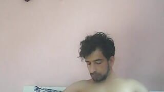 Asian boy masturbating