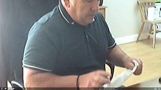 Daddy cum on cam