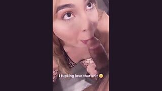 Sissy trap before and after the spit roast getting the cum