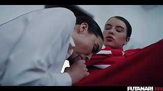 TRANSGENDER SURPRISE -Real Futa fuck hot girls and explode with a huge load of cum