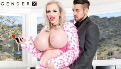 GenderX – TS Cum Dump With Humongous Tits Pleases Her Master