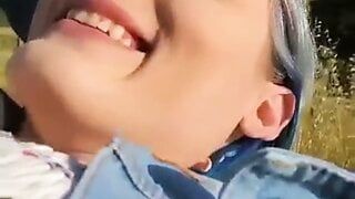 Young Gurl get suck by her boyfriend