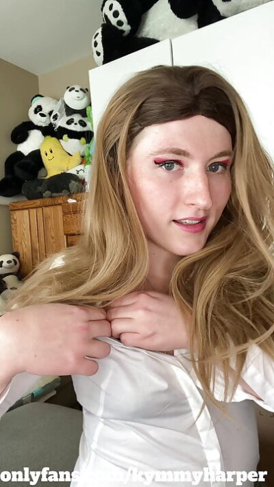 Tranny dominates you at work